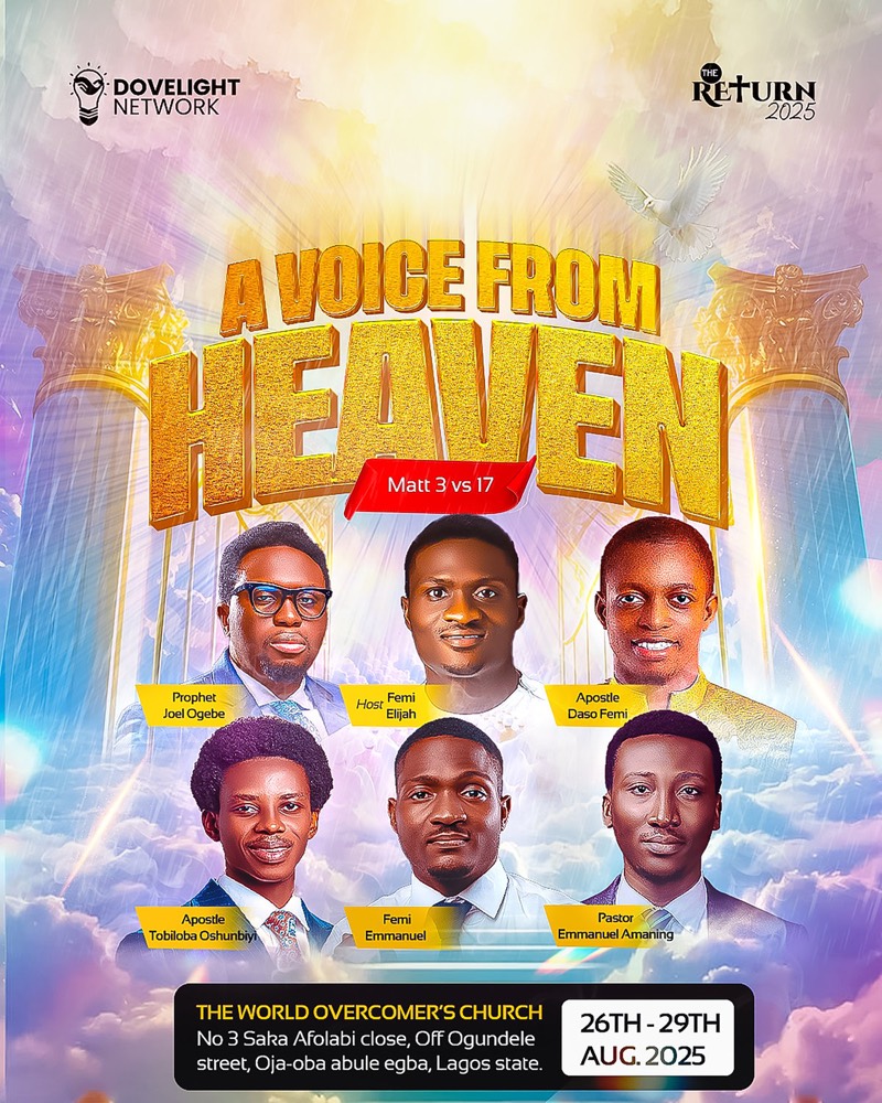The Return 2025 poster: A Voice From Heaven