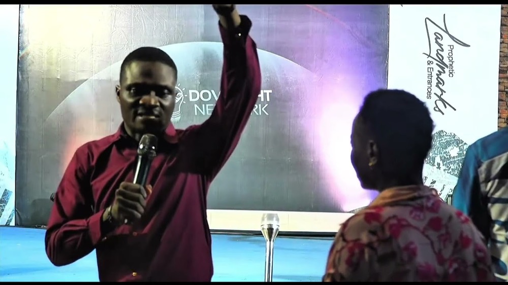 Prophet Femi Elijah ministering at Dovelight Network